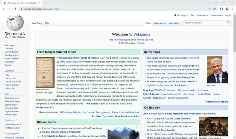Windows 11 üzerinde çalışan Google Chrome tarayıcısı
