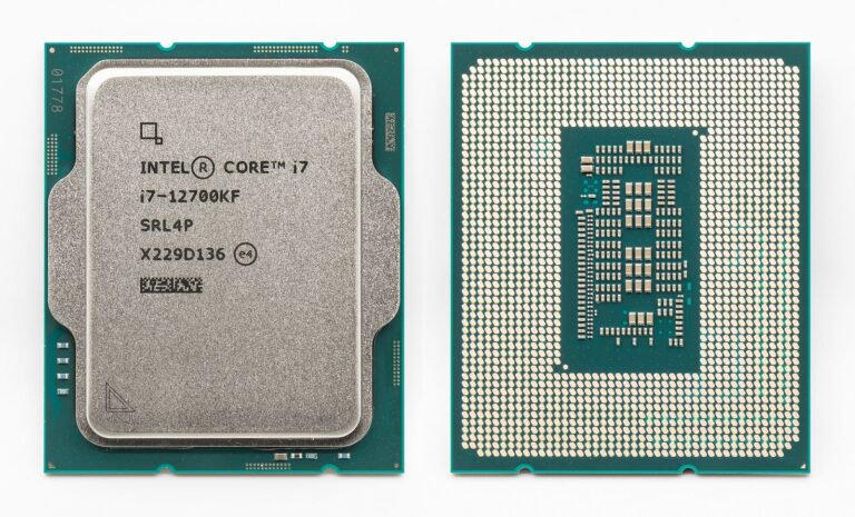 Intel Core i7 12700KF işlemcisi